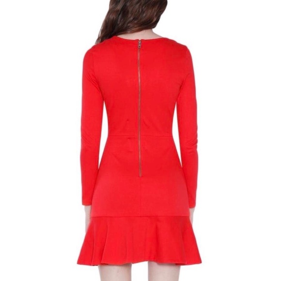 Alice + Olivia • Francine Ruffle Hem Dress - Picture 3 of 8